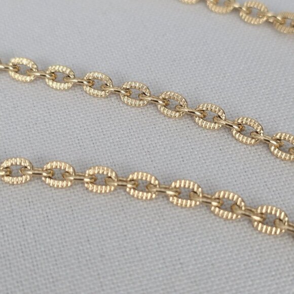 Vintage Made In West Germany Flower Pendant Chain Necklace - Picture 4 of 6